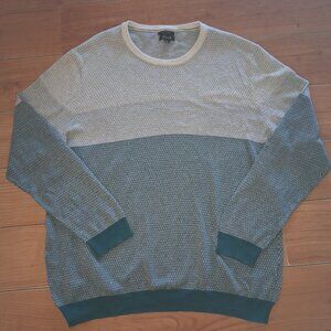 Tasso Elba Men's Colorblocked Supima Pullover Sweater Size XXL Supima Cotton
